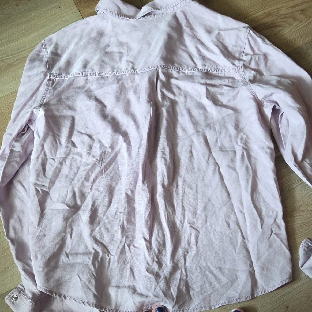 Express Soft Pink Collared Shirt - Picture 6 of 6